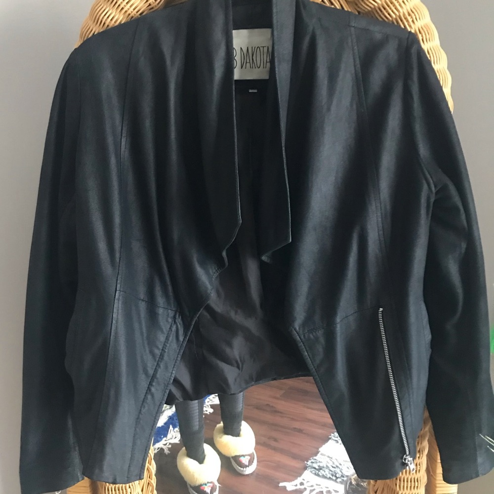 Leather BB Dakota jacket
